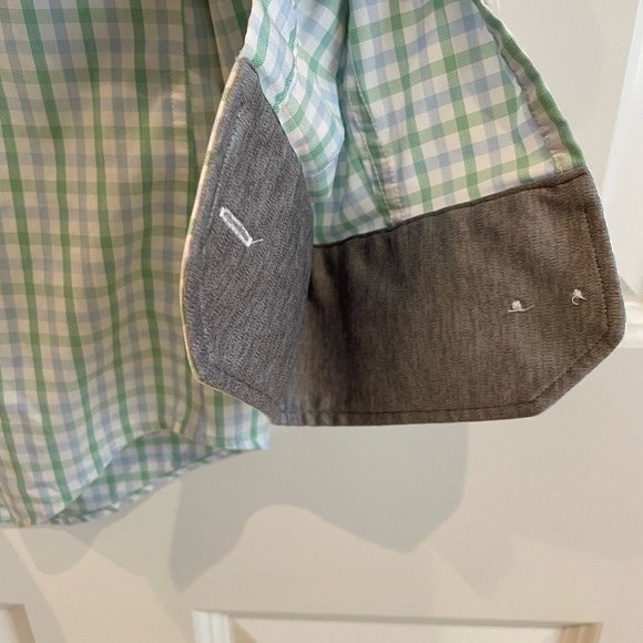 Twillory Shirt Mens 16.5 32 33 Plaid Tailored Fit Performance Button Up - Picture 2 of 11